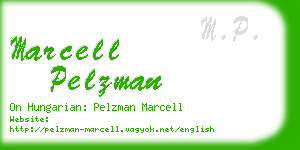 marcell pelzman business card